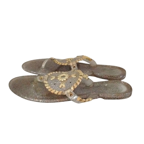 Jack Rogers Silver and Gold Sandals - Picture 4 of 8